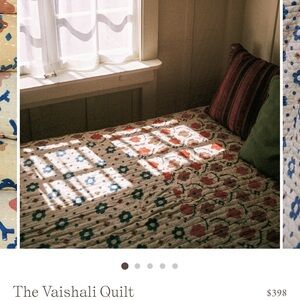 Christy Dawn Vaishali quilt blanket